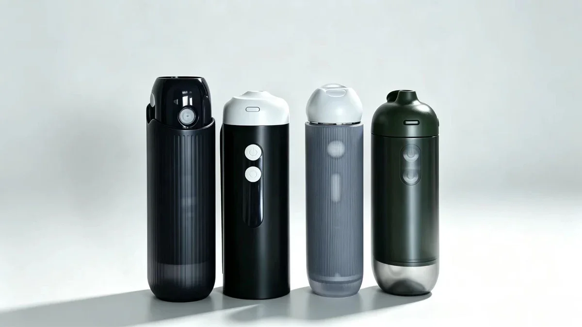 Four water flosser product housings